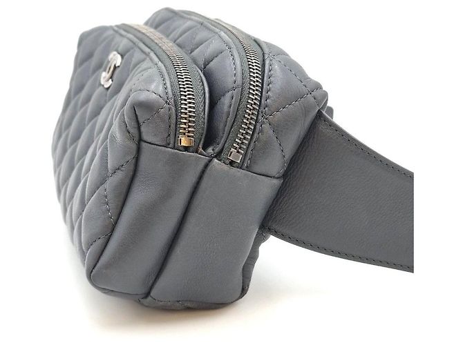 Chanel Borsa a tracolla con doppia zip Gray Series Marrone - vista 8