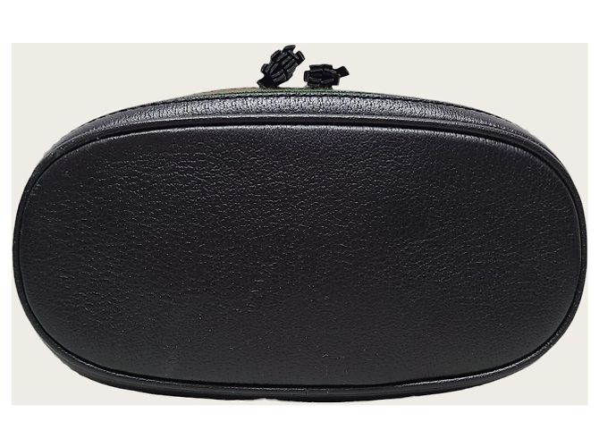 Gucci Piccola borsa bucket Ophidia in pelle nera Nero - vista 6