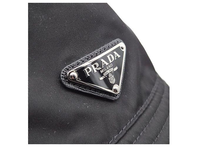 Prada Cappello bucket in Re-Nylon Nero - vista 6