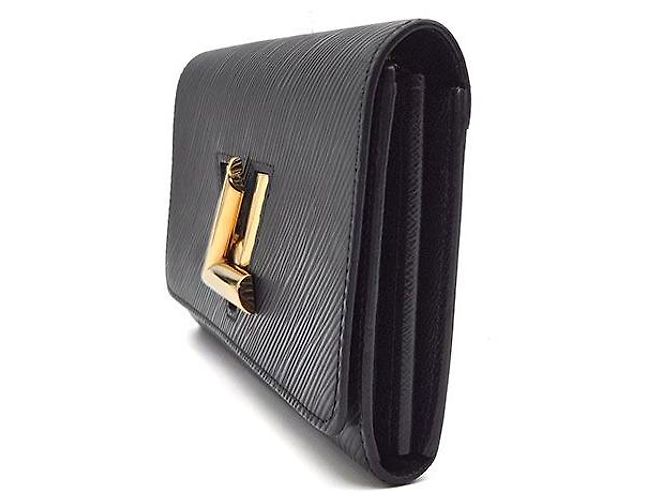 Louis Vuitton Epi Twist Long Wallet Black - view 2
