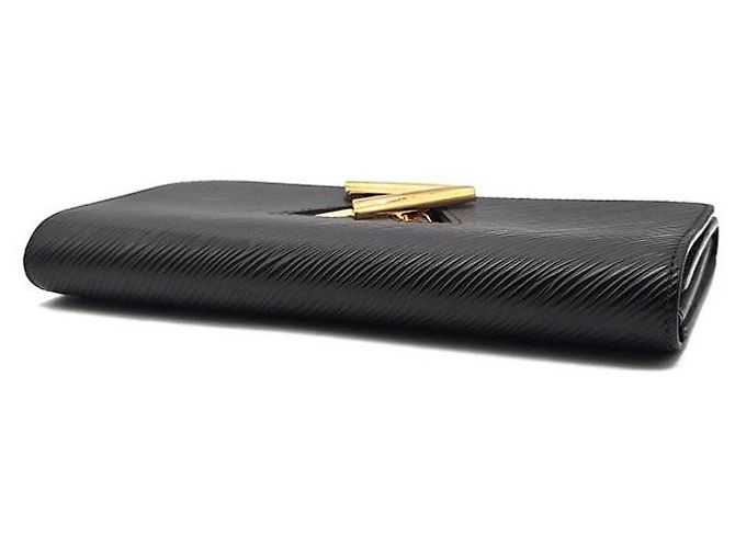 Louis Vuitton Epi Twist Long Wallet Black - view 4