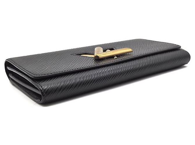 Louis Vuitton Epi Twist Long Wallet Black - view 5