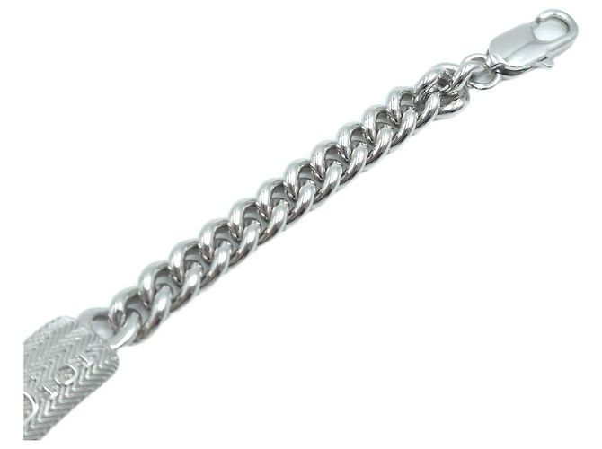 Dior Bracciale a catena Guilloch Silver Argento - vista 11