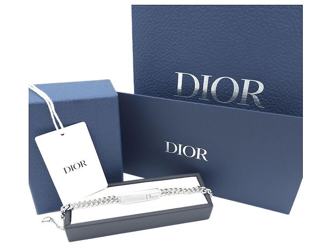 Dior Bracciale a catena Guilloch Silver Argento - vista 16