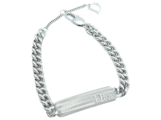 Dior Bracciale a catena Guilloch Silver Argento - vista 9