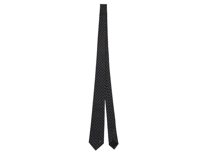 Gucci Corbata de jacquard de seda con motivo Horsebit - vista 2