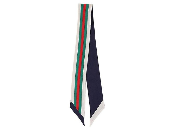 Gucci Seidenschal mit verschlungenem Horsebit-Muster - Ansicht 2