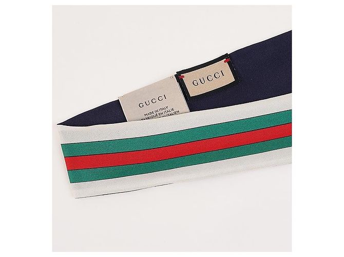 Gucci Seidenschal mit verschlungenem Horsebit-Muster - Ansicht 4