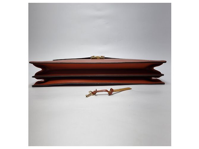Louis Vuitton Serviette Epi Marron - vue 13