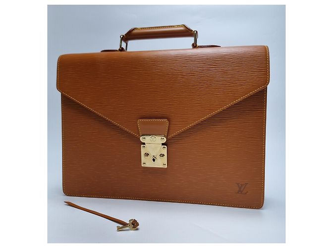 Louis Vuitton Valigetta Camel (Premium, Unisex) Marrone - vista 3