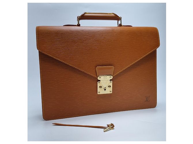 Louis Vuitton Valigetta Camel (Premium, Unisex) Marrone - vista 4