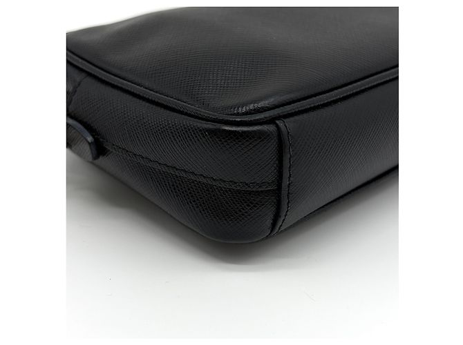 Prada Mini Crossbody Saffiano Nero - vista 18