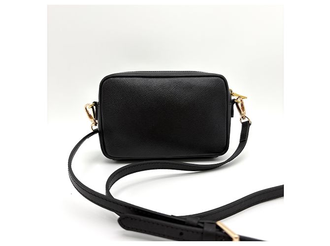 Prada Mini Crossbody Saffiano Nero - vista 4