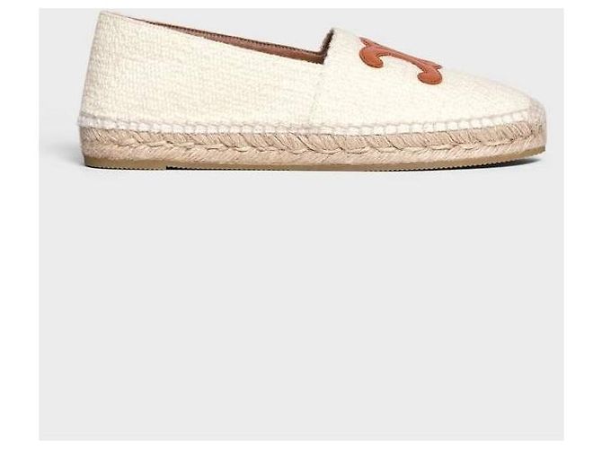 Céline Espadrilles piatte con patch firmato Triomphe - vista 4