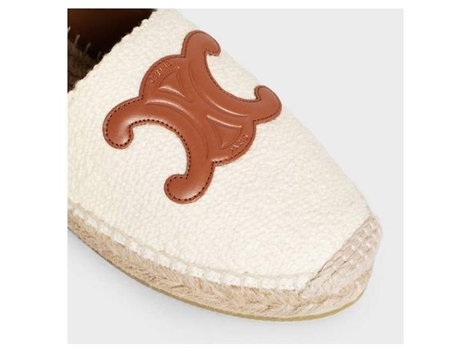 Céline Espadrilles piatte con patch firmato Triomphe - vista 7