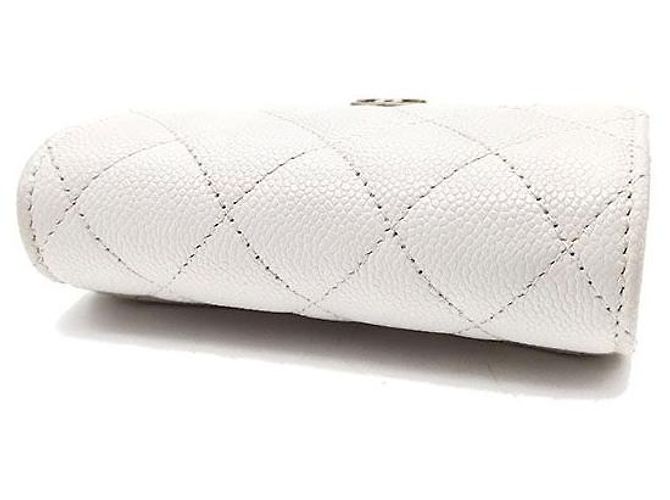 Chanel Carteira Caviar Branco - vista 4