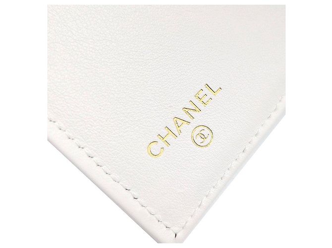 Chanel Carteira Caviar Branco - vista 7