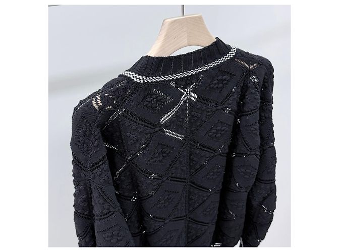 Chanel Strickjacke aus Kaschmir für Damen schwarz - Ansicht 5