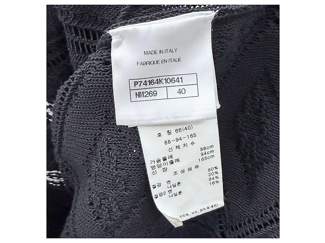 Chanel Strickjacke aus Kaschmir für Damen schwarz - Ansicht 7