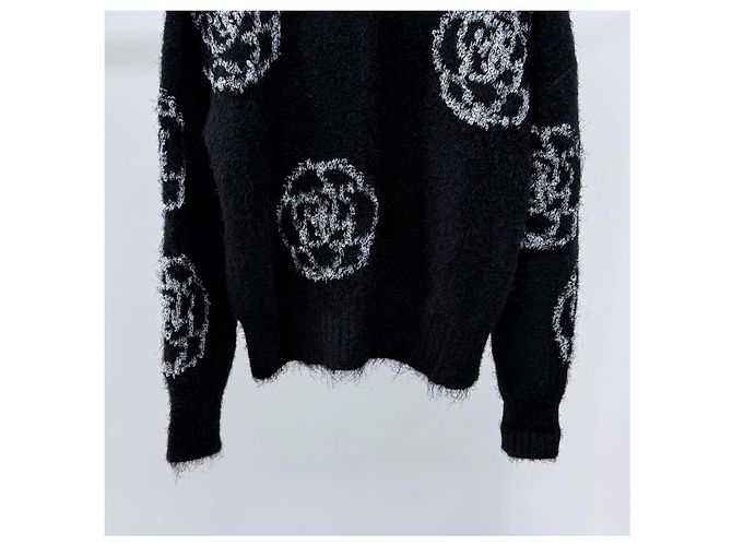 Chanel Schwarzer Kaschmirstrick für Damen - Ansicht 3