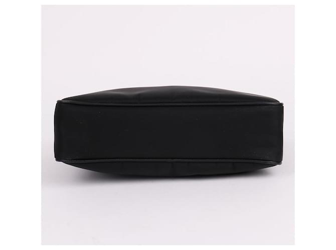 Prada Borsa a tracolla Tessuto Triangle Logo Multi-Strap Nero - vista 10