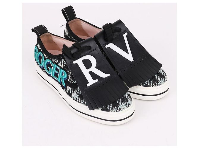 Roger Vivier Sneaker Call Me Vivier RV da donna Nero - vista 4