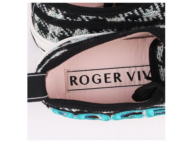 Roger Vivier Sneaker Call Me Vivier RV da donna Nero - vista 9