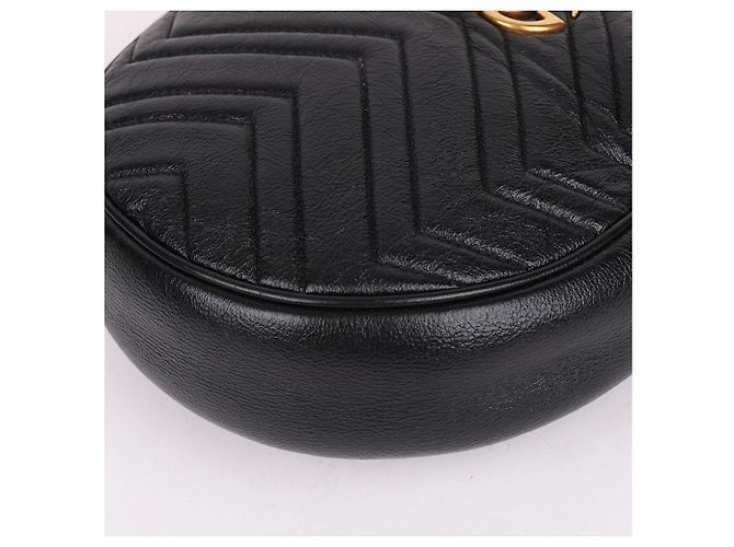 Gucci Mini bolsa transversal redonda Preto - vista 10