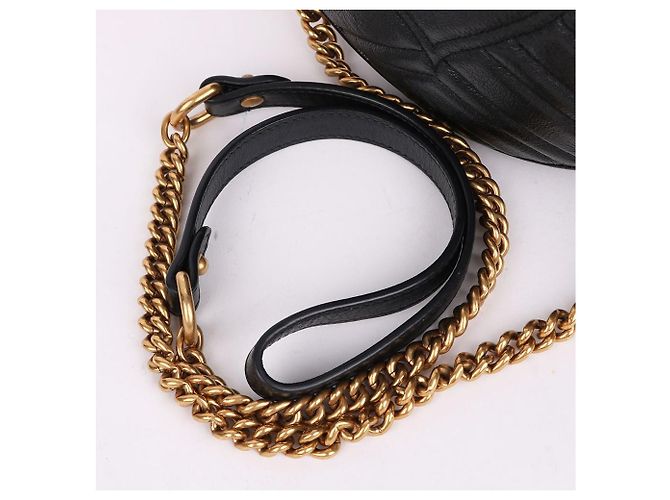 Gucci Mini bolsa transversal redonda Preto - vista 7
