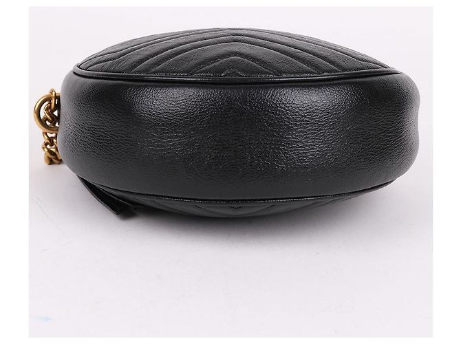 Gucci Mini bolsa transversal redonda Preto - vista 8
