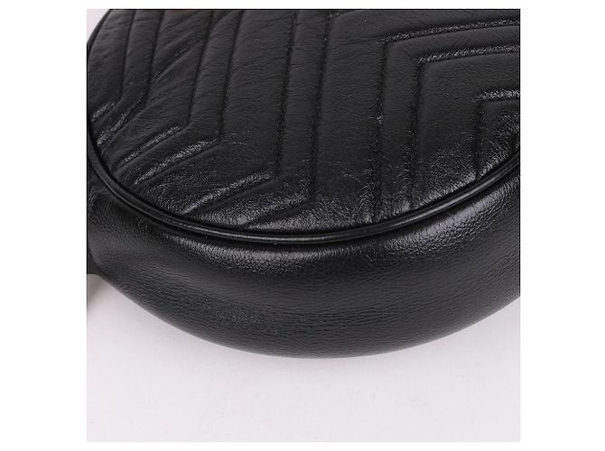 Gucci Mini bolsa transversal redonda Preto - vista 9