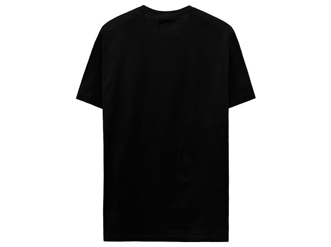 Versace Kurzarm-T-Shirt mit Kristallperlen Schwarz - Ansicht 2