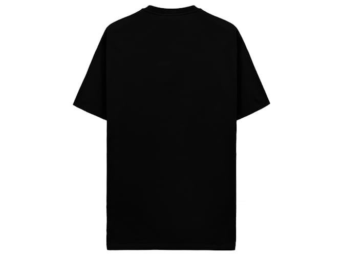 Versace Oversized T-Shirt mit Logo Schwarz - Ansicht 2