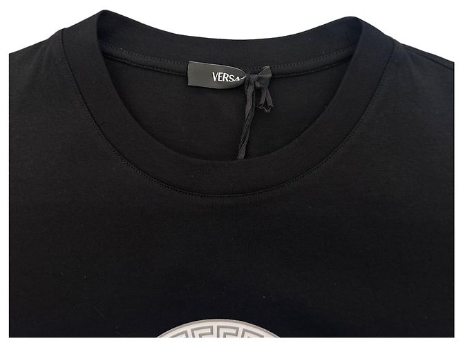 Versace T-Shirt mit Medusa-Logo und kurzen Ärmeln Schwarz - Ansicht 10