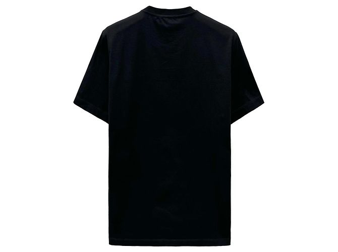 Versace Kurzärmeliges T-Shirt mit besticktem Medusa-Logo Schwarz - Ansicht 6