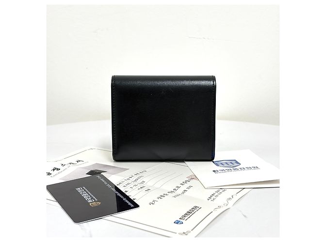 Céline Portefeuille à rabat Triomphe Noir - vue 4