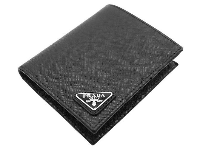 Prada Saffiano Wallet QHH Black - view 2