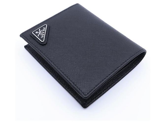 Prada Saffiano Wallet QHH Black - view 3