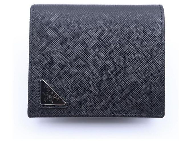 Prada Saffiano Wallet QHH Black - view 6