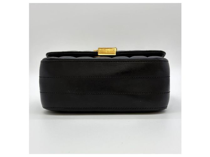 Saint Laurent Borsa a tracolla con catena Vicky Black Nero - vista 10