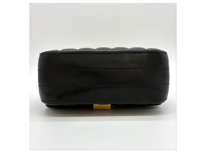 Saint Laurent Borsa a tracolla con catena Vicky Black Nero - vista 9