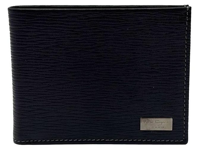 Salvatore Ferragamo Black Leather Men's Wallet - view 2