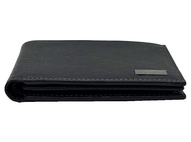 Salvatore Ferragamo Black Leather Men's Wallet - view 7