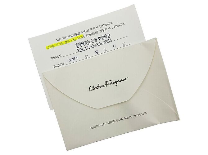 Salvatore Ferragamo Black Leather Men's Wallet - view 9