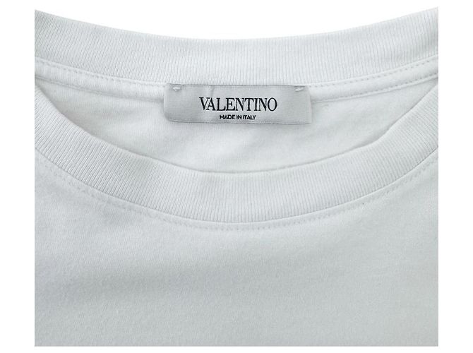 Valentino T-Shirt mit Logo und kurzen Ärmeln für Herren Weiß - Ansicht 9