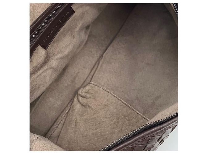 Bottega Veneta Intrecciato Mini Boston Bag Tote Brown - view 15