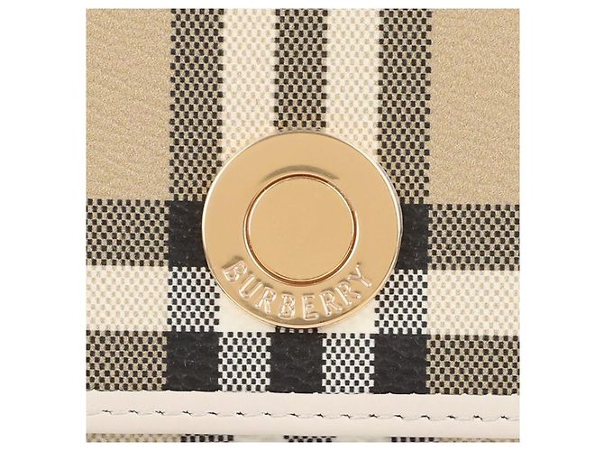 Burberry Kleine Klapperbörse mit Karomuster Braun - Ansicht 9