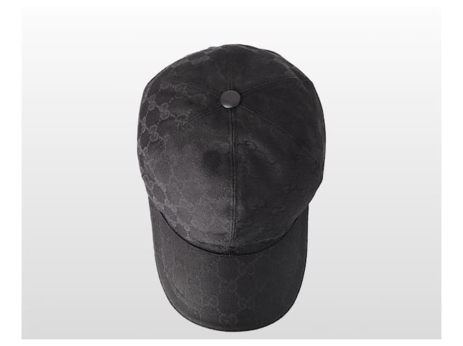 Gucci Canvas Baseball Cap mit Web Loop Schwarz - Ansicht 5