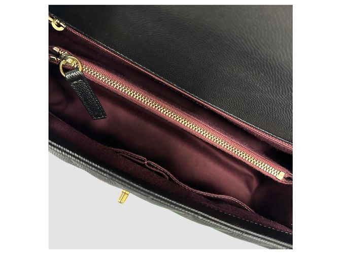 Chanel Coco Handle Chevron Medium Gold Series Schwarz - Ansicht 7