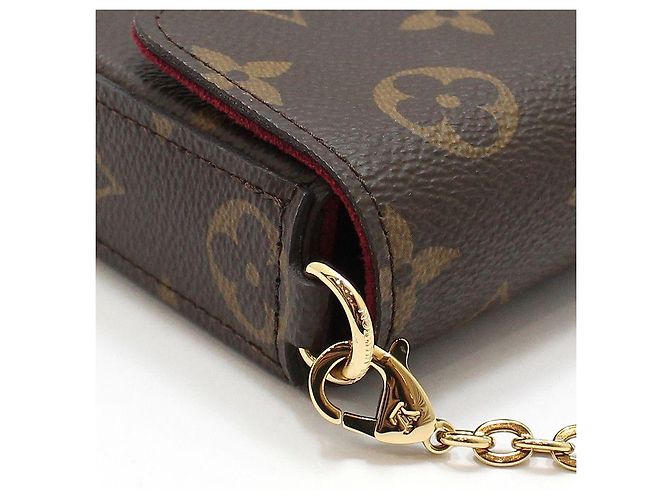 Louis Vuitton Bolsa Crossbody Pochette Monogram Felicie Marrom - vista 10